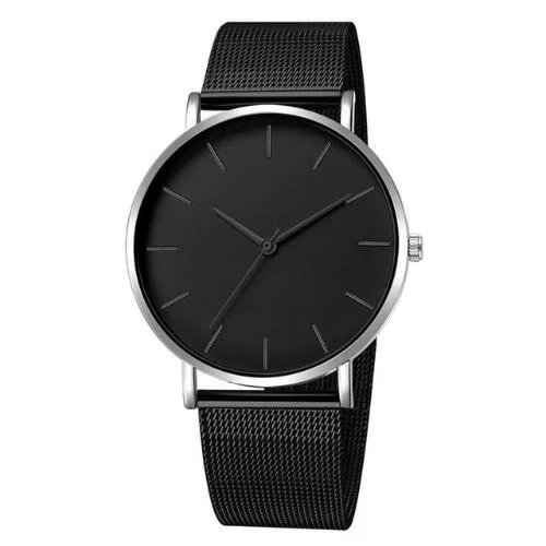 Classy Men Mesh Watch Silver | 3 Styles