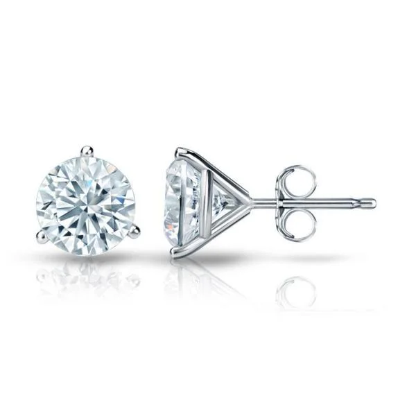 Auriya GIA Certified 14k White Gold 3-Prong Martini 4.70 ct. TDW