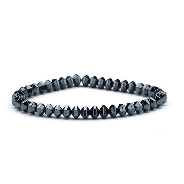 Classy Men Obsidian Stone Bracelet