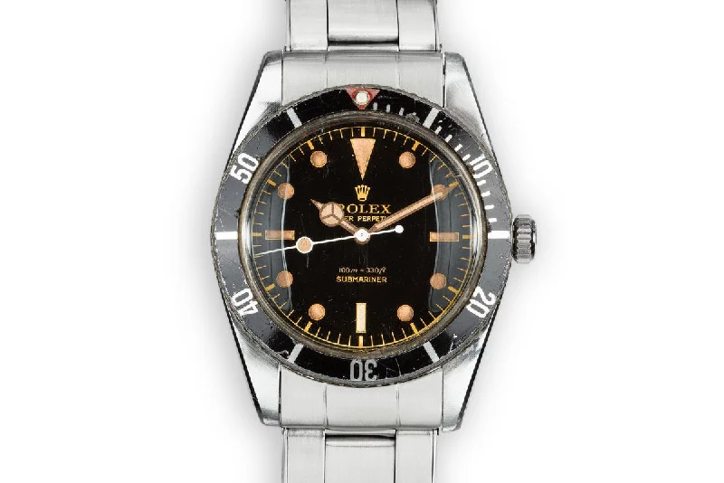 1957 Rolex Submariner 6536 with Red Triangle Insert