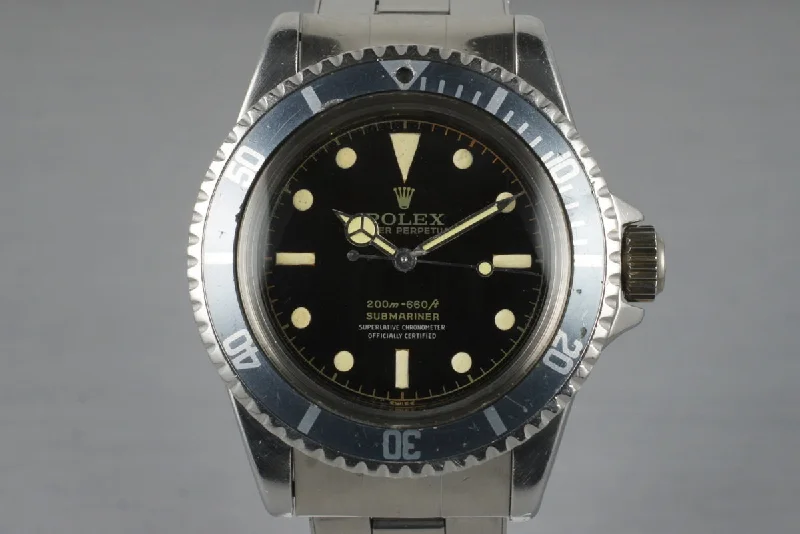 1961 Rolex Submariner 5512 PCG with Glossy Gilt 4 Line Dial