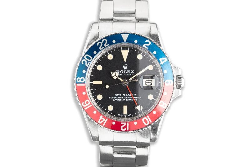 1970 Rolex GMT Master 1675 with MK2 Dial