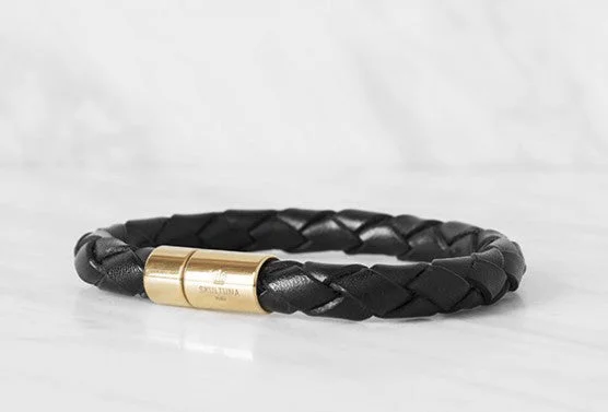 Leather Bracelet | The Signature Massive Bracelet | Black