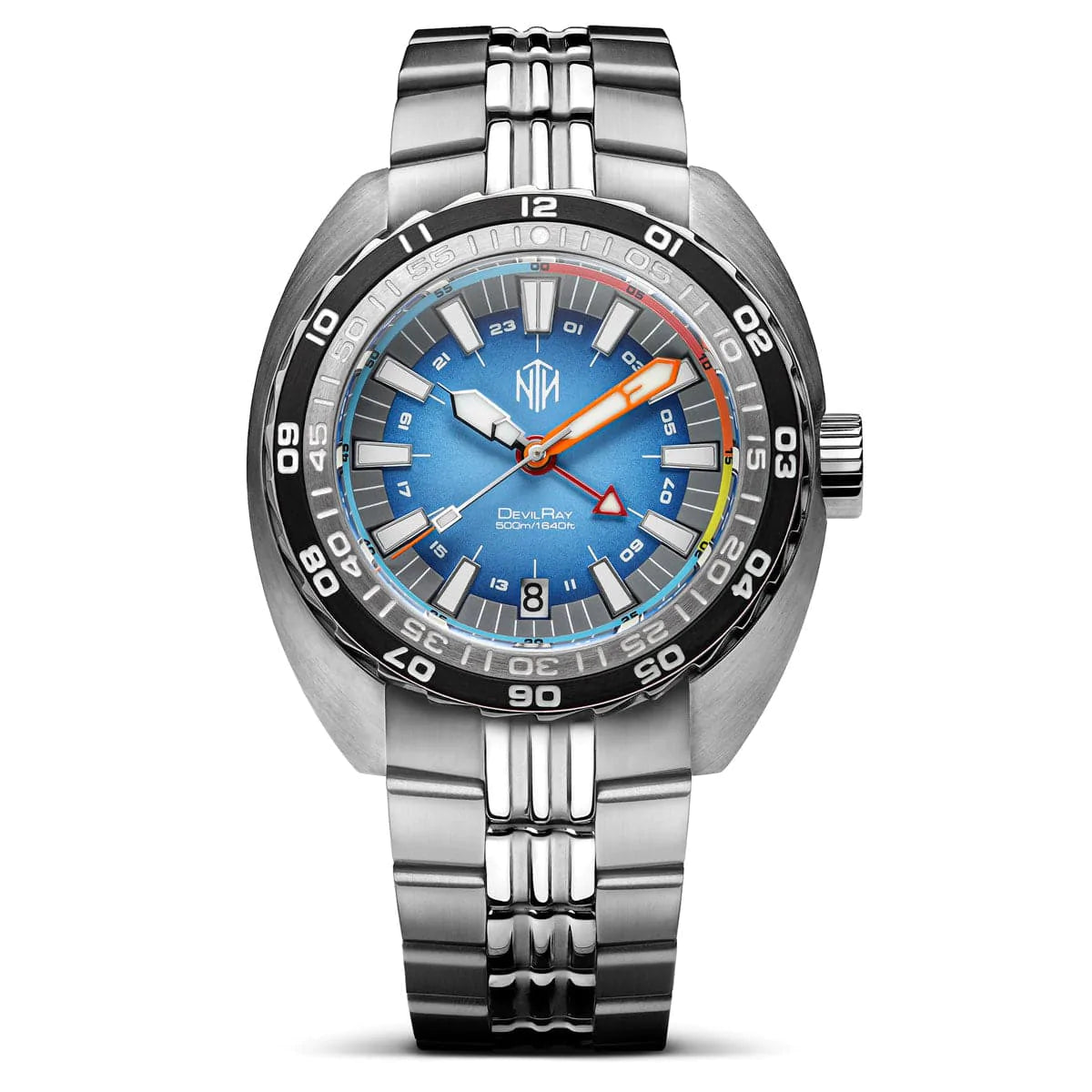 NTH DevilRay GMT Dive Watch - Date - Blue - LIKE NEW