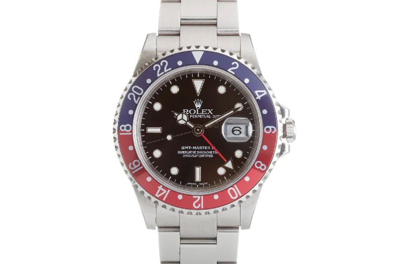 2005 Rolex GMT Master II 16710 with Box, Papers & Hangtags