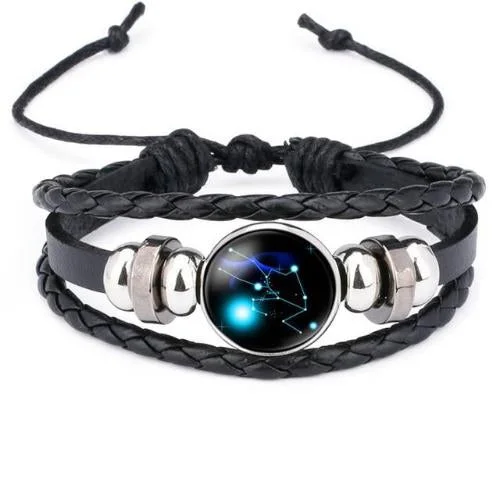 Classy Men Taurus Constellation Zodiac Bracelet