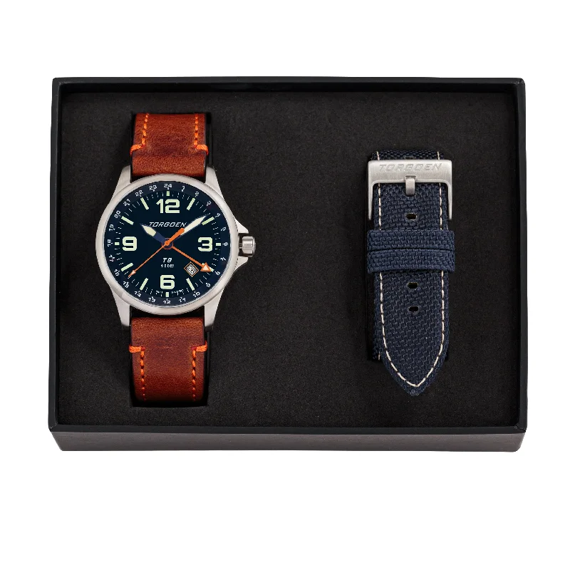 T9 Bluebird Sapphire Set | 42mm, Blue Nylon Strap