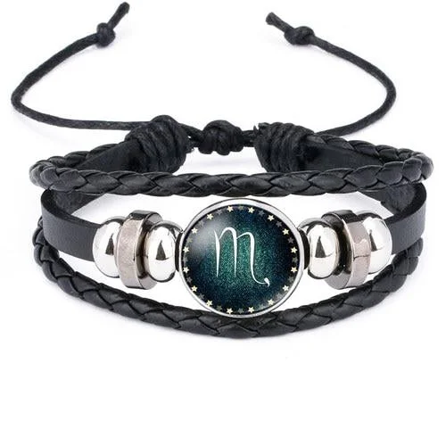 Classy Men Scorpio Zodiac Bracelet