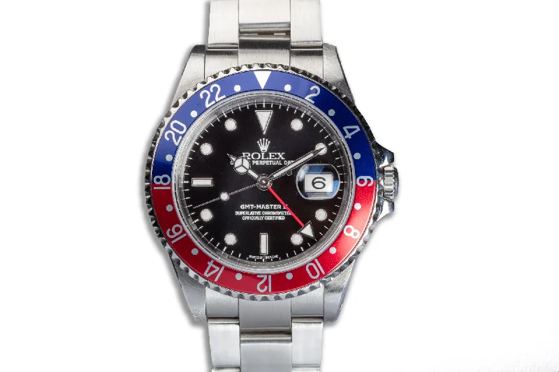 2001 Rolex GMT Master 16710 Pepsi