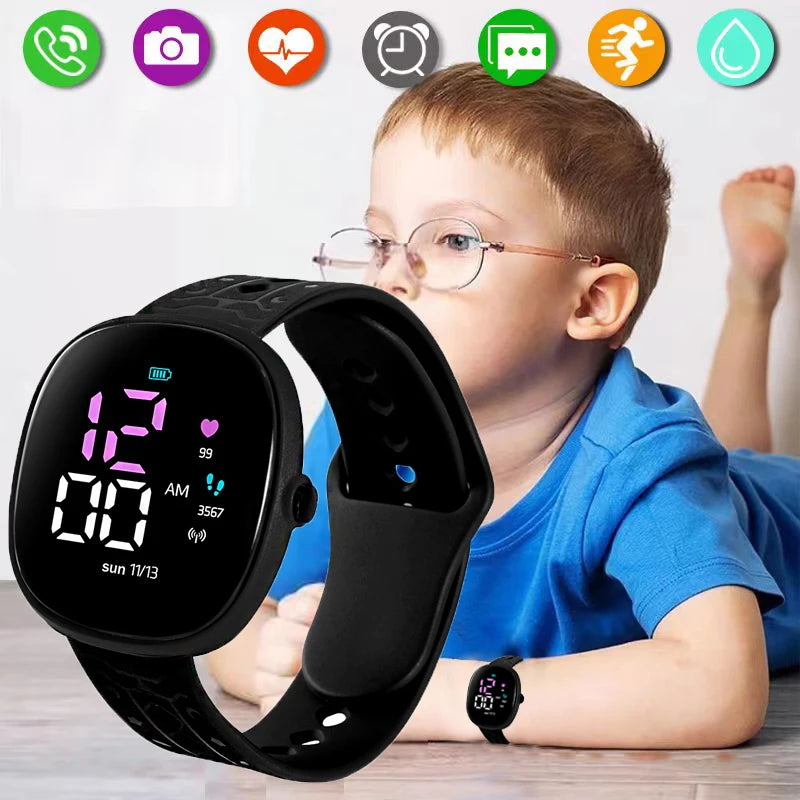 New LED Student Electronic Watch Children Wrist Watch Sports Waterproof Children's Digital Watch kids watch for boy girl relógio