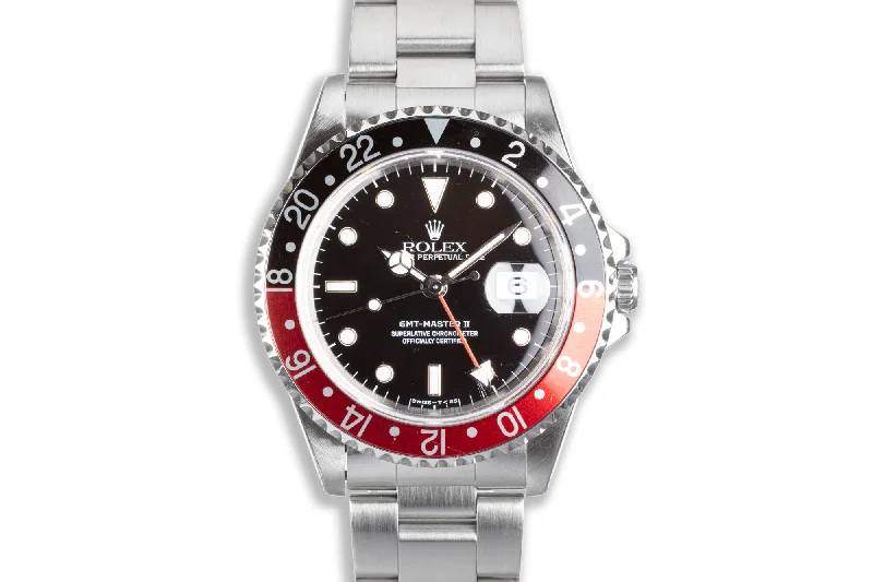 1997 Rolex GMT-Master II 16710 "Coke" Bezel