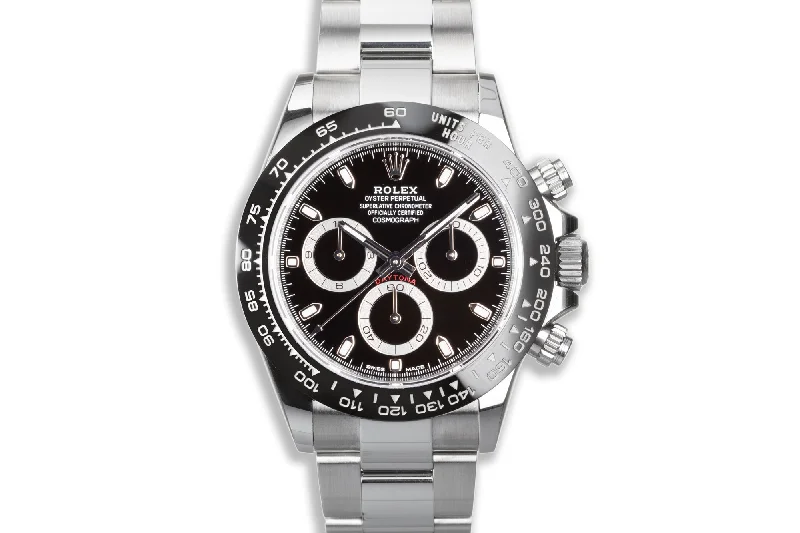 2019 Rolex Daytona 116500LN Black Dial Box & Card