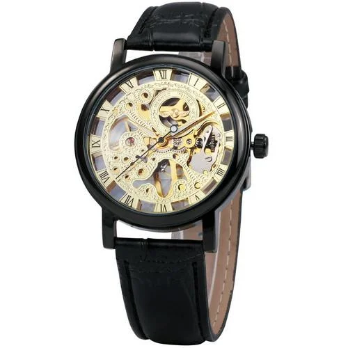 Classy Men Watch Superior Black/Gold