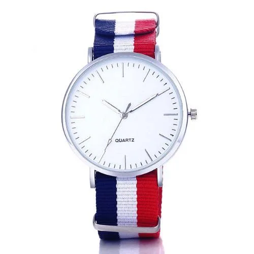 Classy Men Watch Fancy - Blue White Red