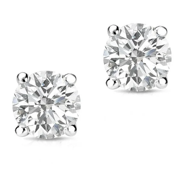 Auriya 14k Gold 3/4ct TDW Round SINGLE STUD (1) Diamond Earring