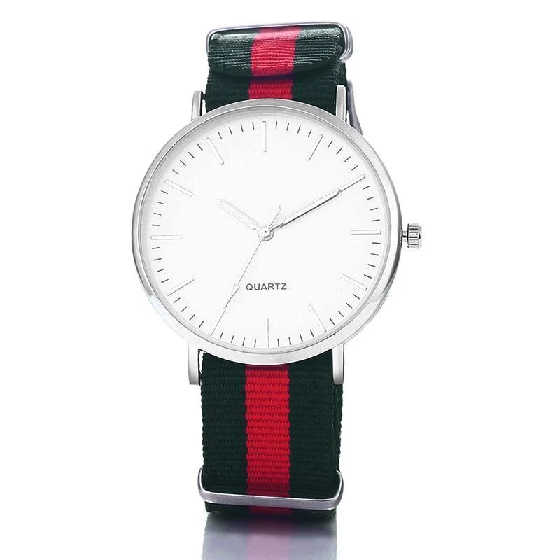 Classy Men Watch Fancy - Green Red