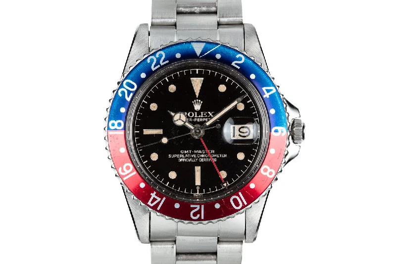 1961 Rolex GMT-Master 1675 with Gilt Chapter Ring Exclamation Dial