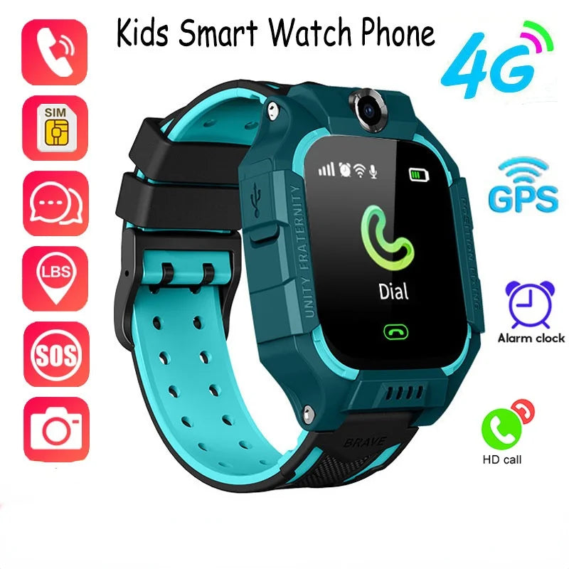 Smart Watch Student Kids Gps HD Call Voice Waterproof Smartwatch For Children SOS Camera Child Phone Alarm Clock Smartwatch