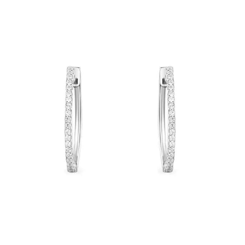 Dainty Hoop Earrings - Silver