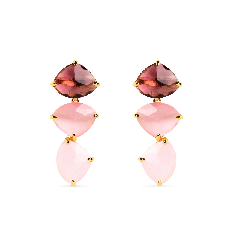 Drop Syra Rose Gold Earrings