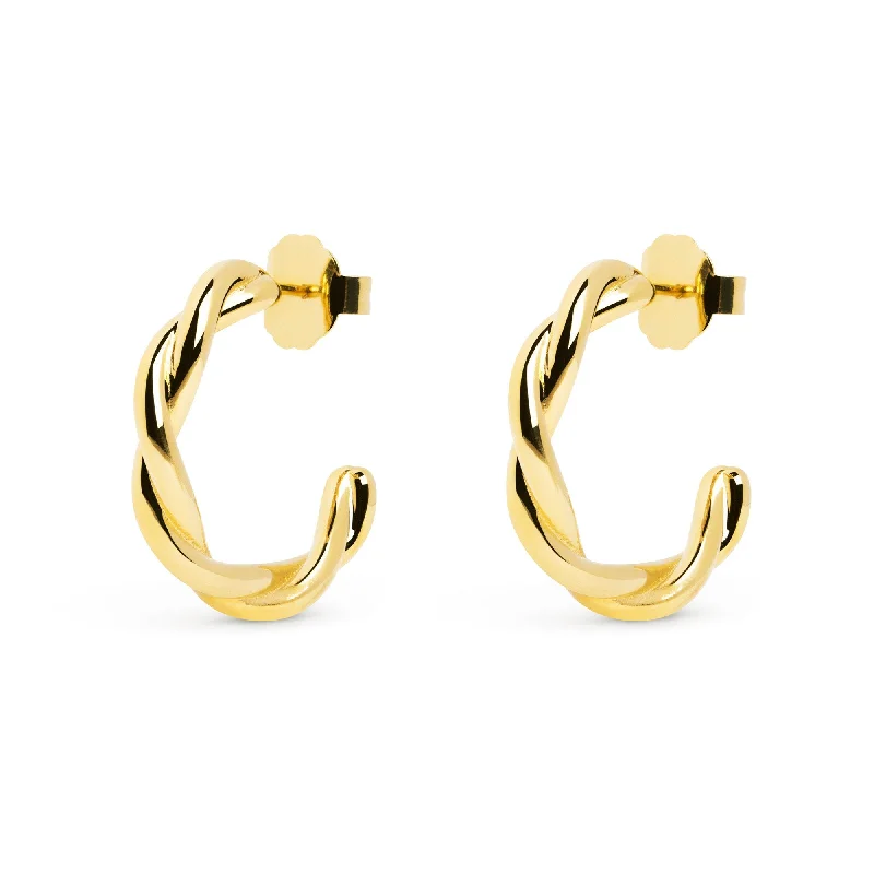 Lina Gold Hoop Earrings