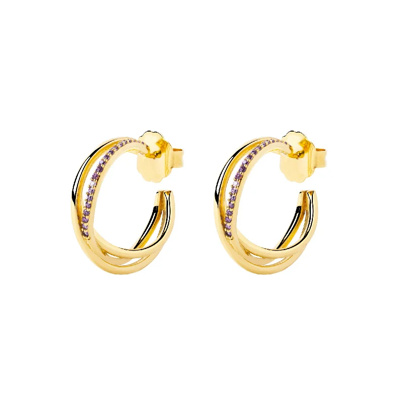 Marie Lavande Gold Earrings