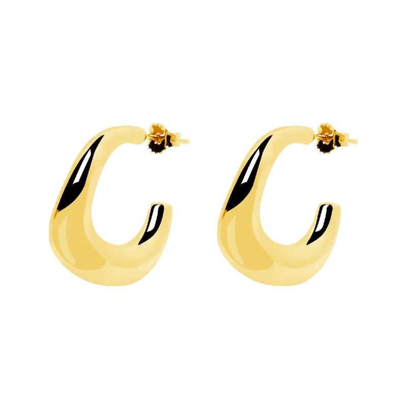 Megha Gold Earrings