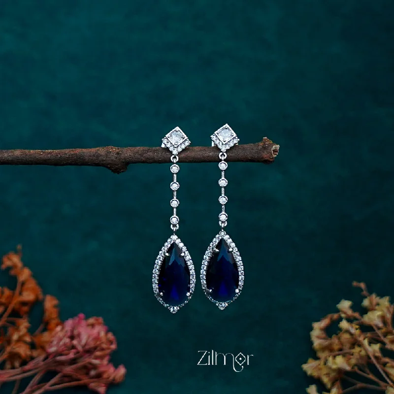 OT1011194 - AD Stone Long Earrings (color option)