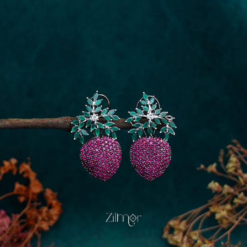 OT1011206 - AD Stone  Wild Strawberry Earrings