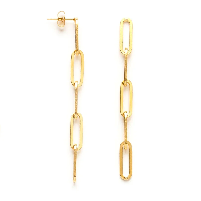 Amano Studio Paperclip Chain Earrings