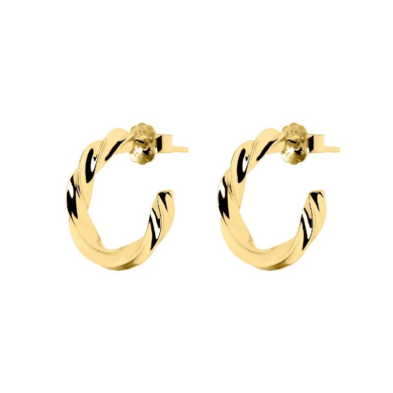 Twine Gold Earrings