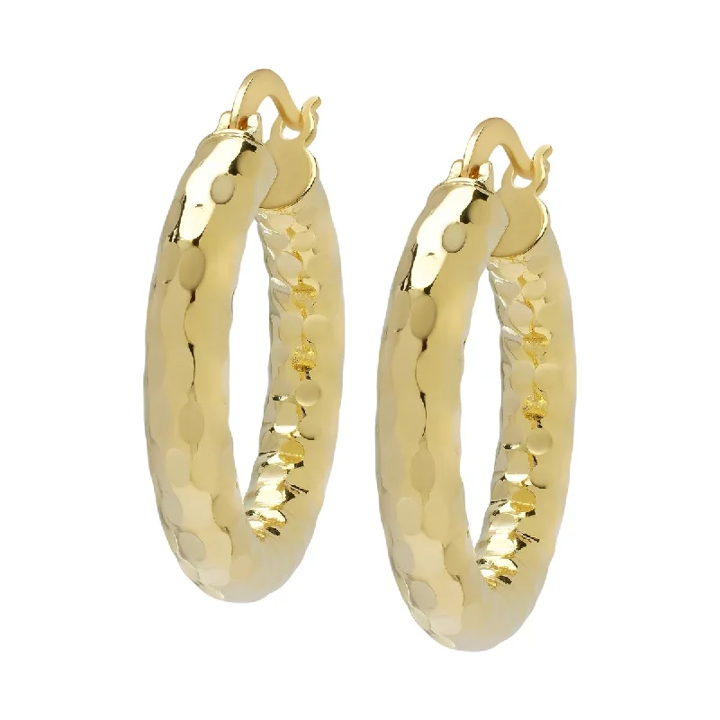 Victoria Townsend Yellow Gold Plated Small Hoop Clip-on Earrings