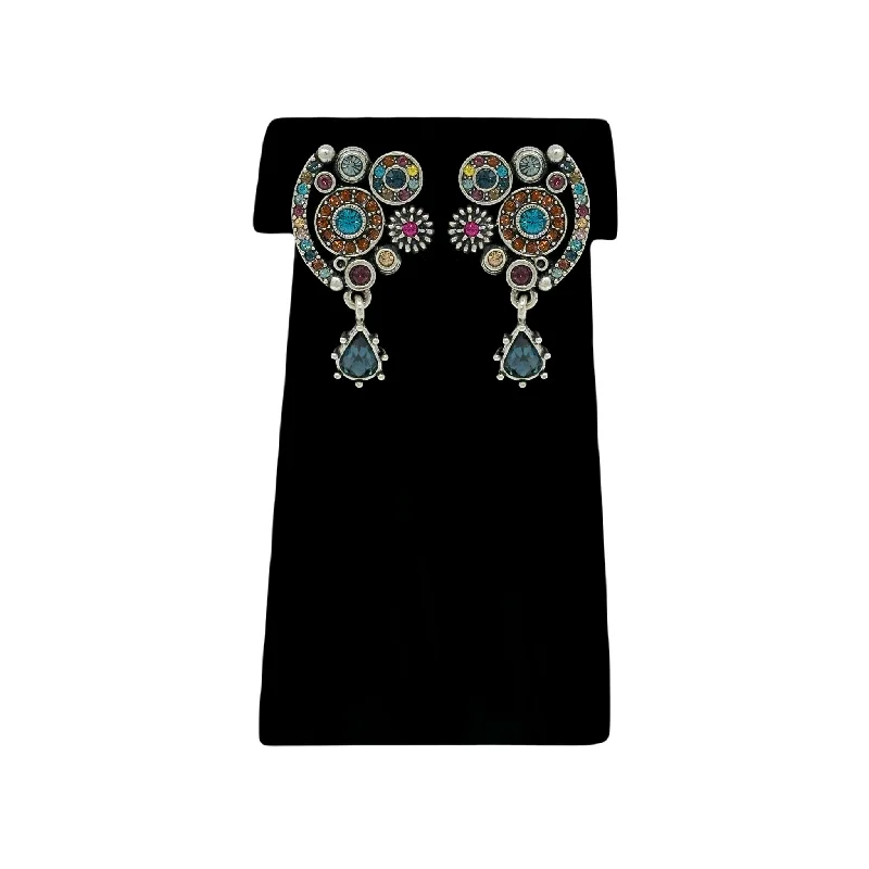 Patricia Locke Rio Clip Earrings in Silver Marais