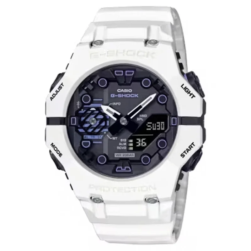 G-Shock Sci-Fi World Mens Watch with Black Dial and White Strap