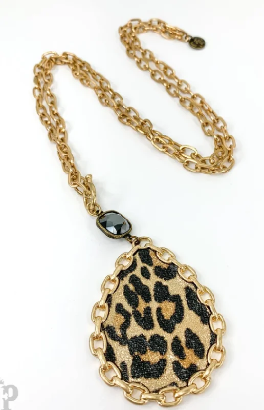 Nicki Necklace - Cheetah