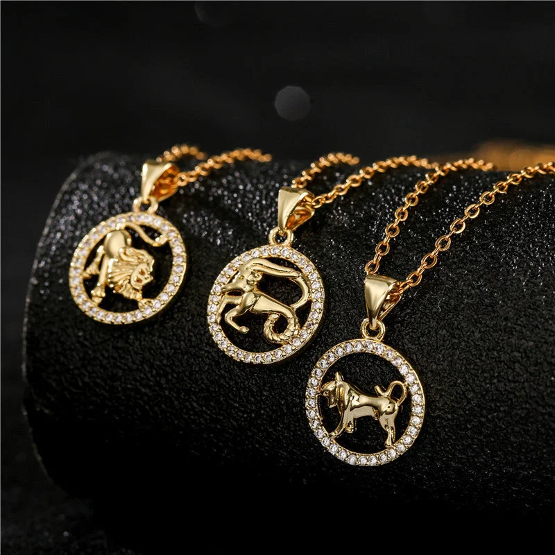 Wholesale Zodiac Copper Necklaces